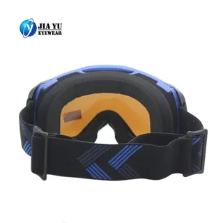 Custom Outdoor Sport Cycling Windproof Ruber Snow goggles Anti Fog Ski Goggles Glasses